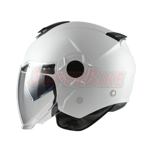 CASCO MPH JET DOPPIA VISIERA DJ GLOSS WHITE CASCO MPH JET DOPPIA VISIERA DJ GLOSS WHITE